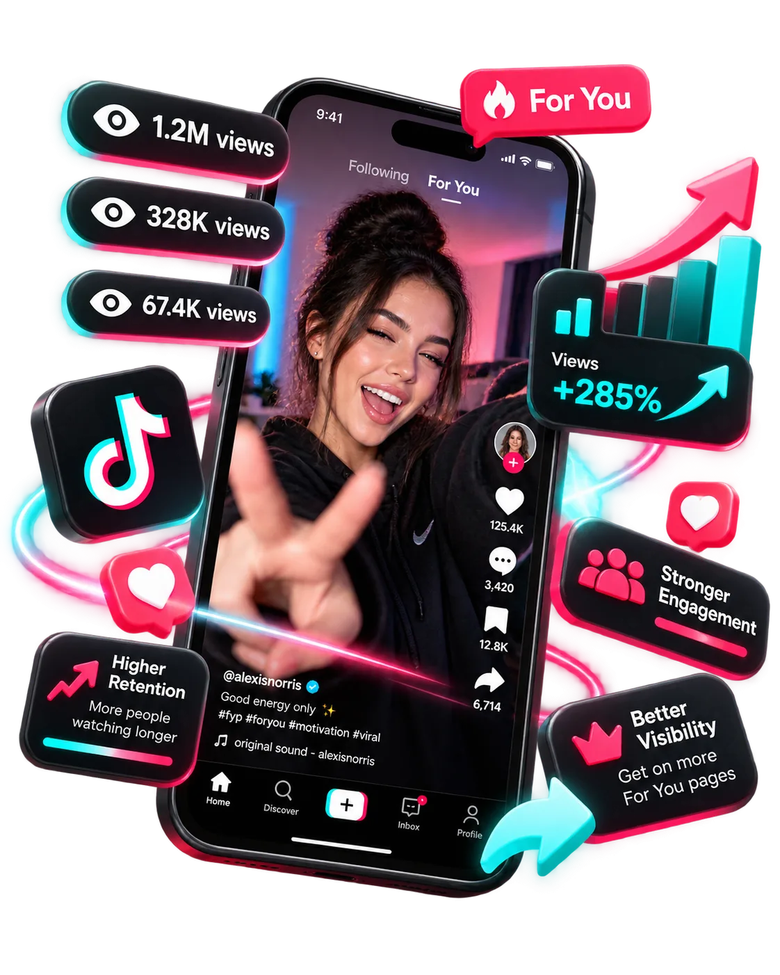 TikTok video views package options