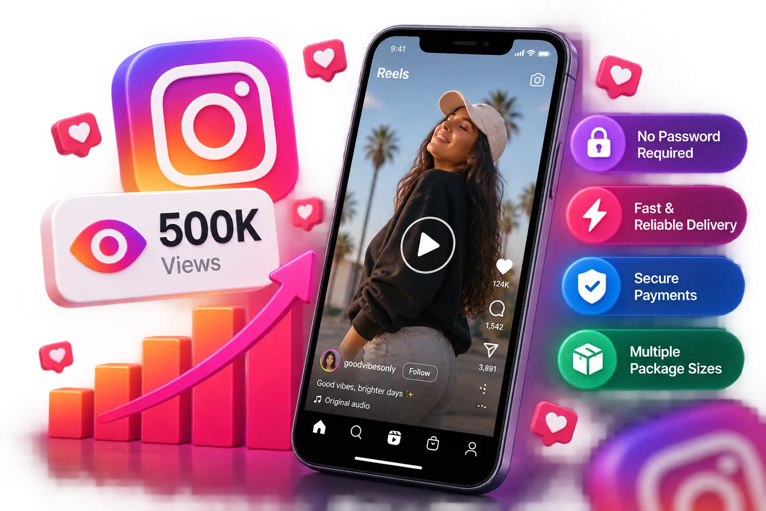 VIP Instagram views delivery options
